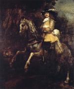 REMBRANDT Harmenszoon van Rijn Portrait of Frederik Rihel on Horseback china oil painting artist